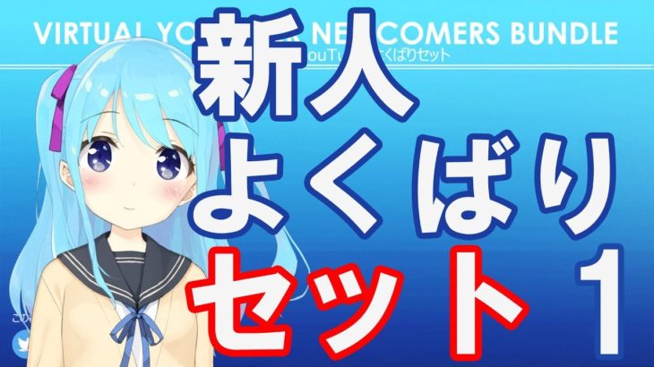 新人バーチャルYouTuberよくばりセットvol.1