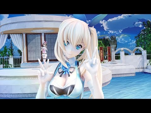 【MMD】キズナアイ & ミライアカリ「Deep Blue Town へおいでよ」